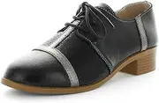 [JUST BEE] New Cents - 36 / Black Casual Lace Up Women's Shoes
