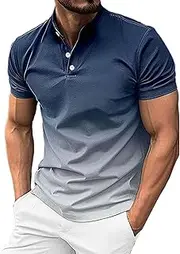 [Gutori] Belly Hiding Shirts for Men Camisa De Lino para Hombre Pacificozy Men's Shirts Mokaloha Mens Tee Shirts