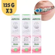 Fluocaril toothpaste for oral care during braces 125g. X3 prevents tooth decay