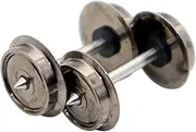 Generic Set of 2 Metal Wheels for HO Scale, Replacement Parts for 1/87 Model Train