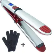 Salon Beauty HM7000 Nano Titanium 2-in-1 Flat Iron Curl/Straighten 480°F