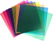 MERRYHAPY Lightweight and Rugged 8pcs Film Sheets Light Gel Filters Overlays for Camera Flash Color Correction