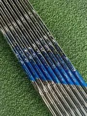 9 x Ns Pro Zelos 7 R Flex .355 Golf Shaft 5-PW + 3 Extra Wedge