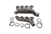 Hooker Turbo Exhaust Manifolds Suit GM LS Series, Universal Fit, Natural Cast Finish