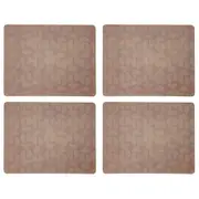 4PK Ladelle Splice 33cm Placemat Dining Table Rectangular Mat Tableware Ginger