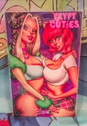 ☠️ Goblin Collectibles Crypt Cuties #1 Trade Signed Variant By Marissa Pope