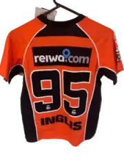 Josh Inglis Perth Scorchers BBL06 Official BBL On-field Youth Cricket Jersey