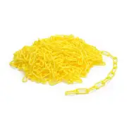 Steelman 200-Foot Yellow Plastic Safety Chain 61074