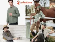 在飛比找Yahoo!奇摩拍賣優惠-wildland荒野長袖襯衫 春夏薄長袖W1212 男M透氣