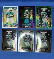 De’von achane (6) Card Lot Prizm Donruss