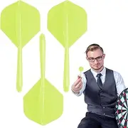 Flights for Darts | Contest Dart Accessories Set of 3 - Professional Flights and Shafts for Pub Games Tournaments Casual Play Practice and Training