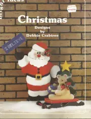 BRIGHT IDEAS CHRISTMAS DESIGNS BY DEBBIE CRABTREE TOLE PAINTING BOOKLET VINTAGE