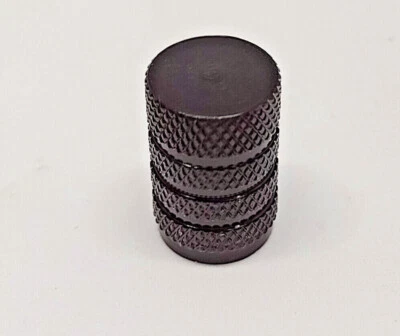 Black Easy Grip Knurled Schrader Cap For Rockshox Air Forks Dual Air Reba Sid
