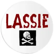 Lassie Pirate - 10 Pack Circle Stickers 3 Inch - Skull Crossbones