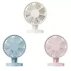 USB Desk Fan Low Noise Desk Fan 2 Speed Desk Desktop Table Cooling Fan USB Power