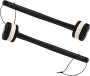 HONITANO 1Pair Premium Bass Drum Mallets Percussion Stick with Slip Handle Lightweight Design for Adults for All Performance Types Drum Accessories