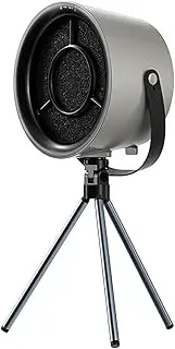 SUIOPPYUW 3-Speed Desktop Portable Kitchen Exhaust Fan Kitchen Hood Range Hood Kitchen Hood Extractor Multi-Speed Fan Control, Black Grey