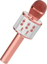 New Kids Microphone for Singing Wireless Bluetooth Karaoke Microphone for Adults