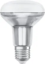 OSRAM Dimmable R80 LED Reflector Lamp with E27 Socket, Warm White (2700 K), Glass Spot, 5.9 W, Replacement for 60 W Reflector Lamp, LED Superstar R80, Warm White