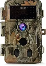 Game & Wildlife Trail Camera No Glow Night Vision 48MP Photo 1296P MP4 Video Motion Activated Waterproof Farm & Ranch and Field Camera for Outdoor Hunting Tracking and Home Surveillance