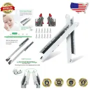 High-Quality 12 Inch Full Extension Drawer Glides - 6 Pairs Steel Slide Rails