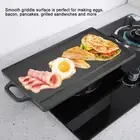 Large Cast Iron Reversible Non-Stick Griddle Plate BBQ&Hob Grill Pan Double-Side