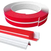 Wall Corner Protector Peel and Stick Corner Trim Molding, Flexible Inside & O...
