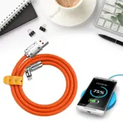 Rotate Cable Phone Fast Charging Type C USB Cable 120W Charging Cord