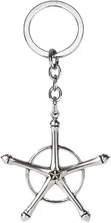 [Kbtany] Uryuu Quincy Cross Keychain - Anime Cosplay Charm - Halloween Gifts for Women Men and Fans, Uryuu Quincy Cross Keychain
