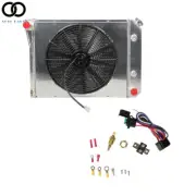 3Row Radiator+Shroud Fan+Relay For 68-74 Chevy Nova 75-87 El Camino 70-81 Camaro (for: Chevrolet)