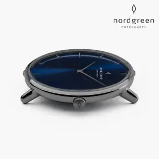 【Nordgreen 官方直營】Native 本真 深空灰系列 指針三珠精鋼錶帶手錶 40mm