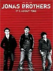 Jonas Brothers It's About Time Piano Vocal Guitar Hal Leonard
