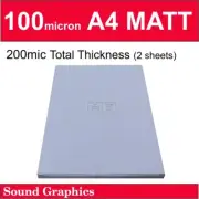 Quality Laminating Pouches Gloss Or Matt - A5/A4/A3 100/125/150micron x 100 pcs