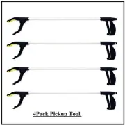 4Pk Pickup Tool Helping Held Reacher Grabber For Elders Picker Helping Hand 75cm