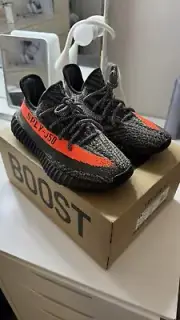 Adidas Yeezy Boost 350 V2 'Carbon Beluga' Men's Lifestyle Shoes | HQ7045 SIZE 7