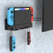 Wall Mount for Nintendo Switch OLED with 6 Game Card Holder and 2 Joy Con Hanger