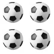 Pack Of 4 Black and White Engraved Table Soccer Foosballs Replacements