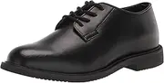[Bates] Women's Sentry Oxford HIGH Uniform Dress Shoe, Black Shine, 7