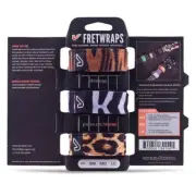 3-PACK Gruv Gear FretWraps String Muters Dampenersl Wild Animal Print MEDIUM