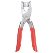Metal Snaps Buttons Plier Handheld Snaps Fastener Tool Red for Clothes DIY