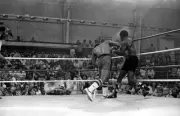 Wilfred Benitez Throws A Punch To Knock Out Maurice Hope Old Boxing Photo