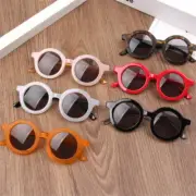 New Retro Round Frame Kids Sunglasses Baby Wild British Style Plastic Sunglasses