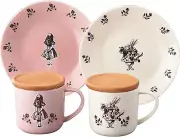 Alice in Wonderland Pair Plate & Mug The MacMillan Yamaka Japan alc20-17c