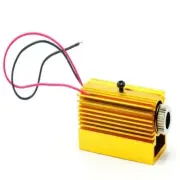 Focusable 200mw 808nm Infrared IR Laser Diode Module DC5V Dot Unit w Heatsink