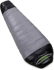 Down Sleeping Bag, Hydrophobic Goose Down Sleeping Bag - Sleeping Bag Ultra Lightweight Men's and Women's for Backpacking, Max User Height 82.6", Keeps You Warm