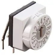 Hartmann DIP SWITCH 150mA 10-Way -20 To +70°C Rotary Flush Actuator,Through Hole