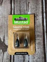 Mustad Tungsten Titanx Teardrop Drop Shot Weight