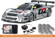 Tamiya 1997 Mercedes-Benz CLK-GTR 1/10 RC Car Kit 47437 TT-01E NO ESC AU COMBO