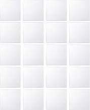 Pack of 20 Mirror Tiles Self-Adhesive Acrylic Square Small Mirror Tiles Plastic Mirror Small Mirror Stickers Mosaic Tiles for Crafts Decoration DIY Projects Accessories (5 x 5 cm)