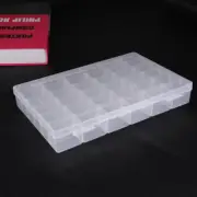 36-Grid Plastic Adjustable Jewelry Organizer Storage Container Bedroom